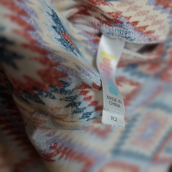 Lularoe ☆ TC2 Plus Size Buttery Soft Stretch Tribal Printed Pattern Legging - Picture 4 of 12